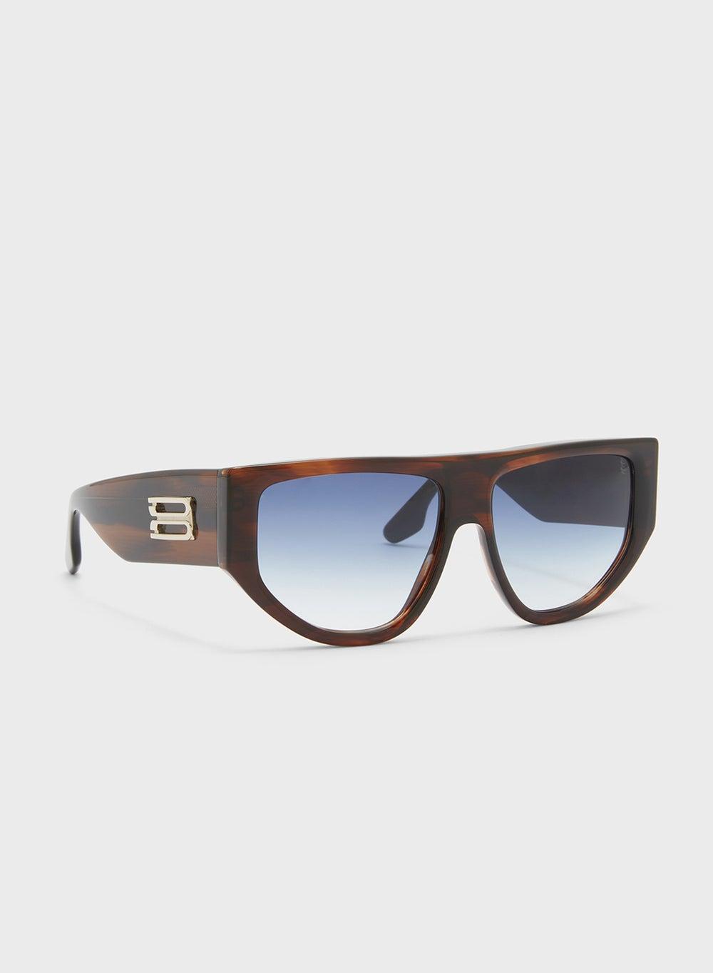 Victoria Beckham Chic Modified Rectangle Sunglasses - Image 1