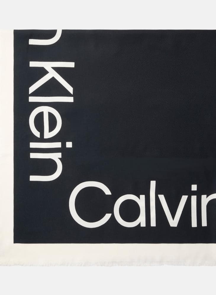 CALVIN KLEIN Lightweight Logo Scarf for Elegant Women - Image 1