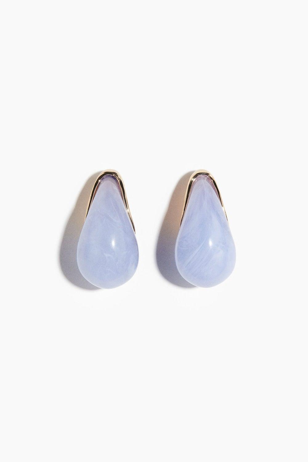 H&M Marbled Dome Earrings: Elevate Your Look - Image 1
