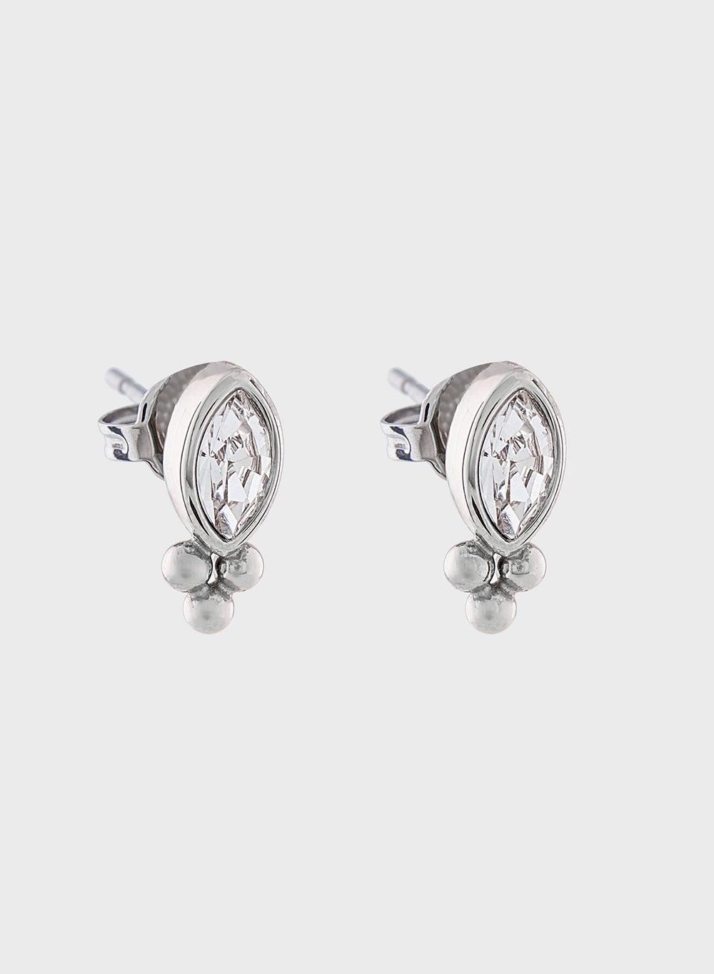 OLIVIA BURTON DAINTY Silver-Tone Crystal Studs for Women - Image 1