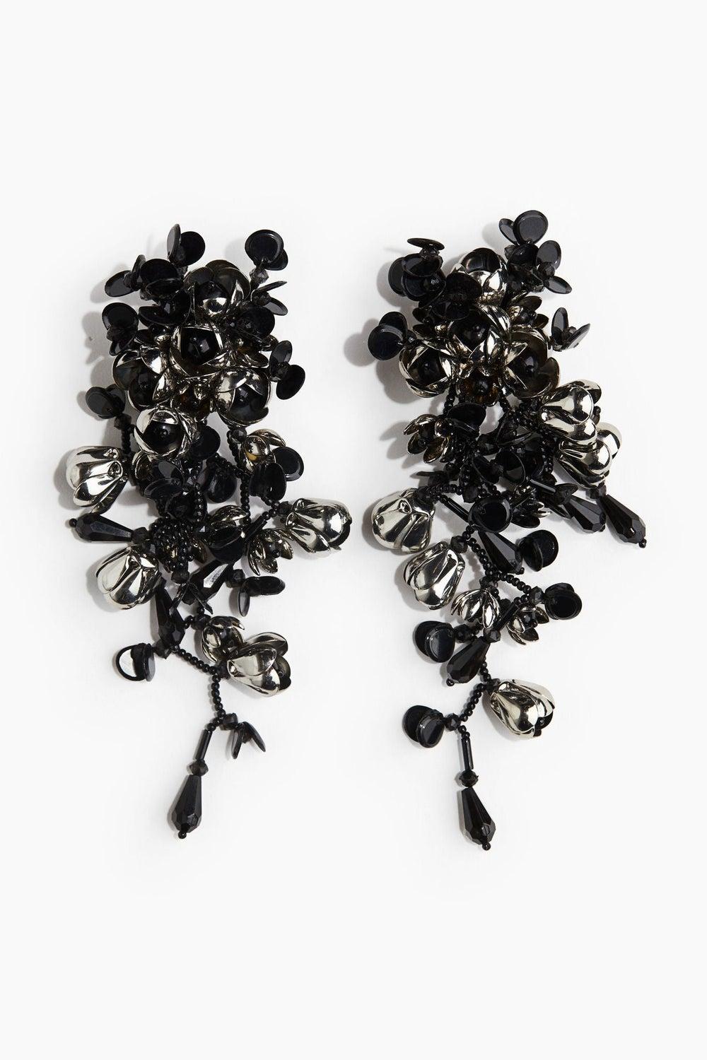 H&M Floral Elegance Cluster Earrings for Women - Image 1