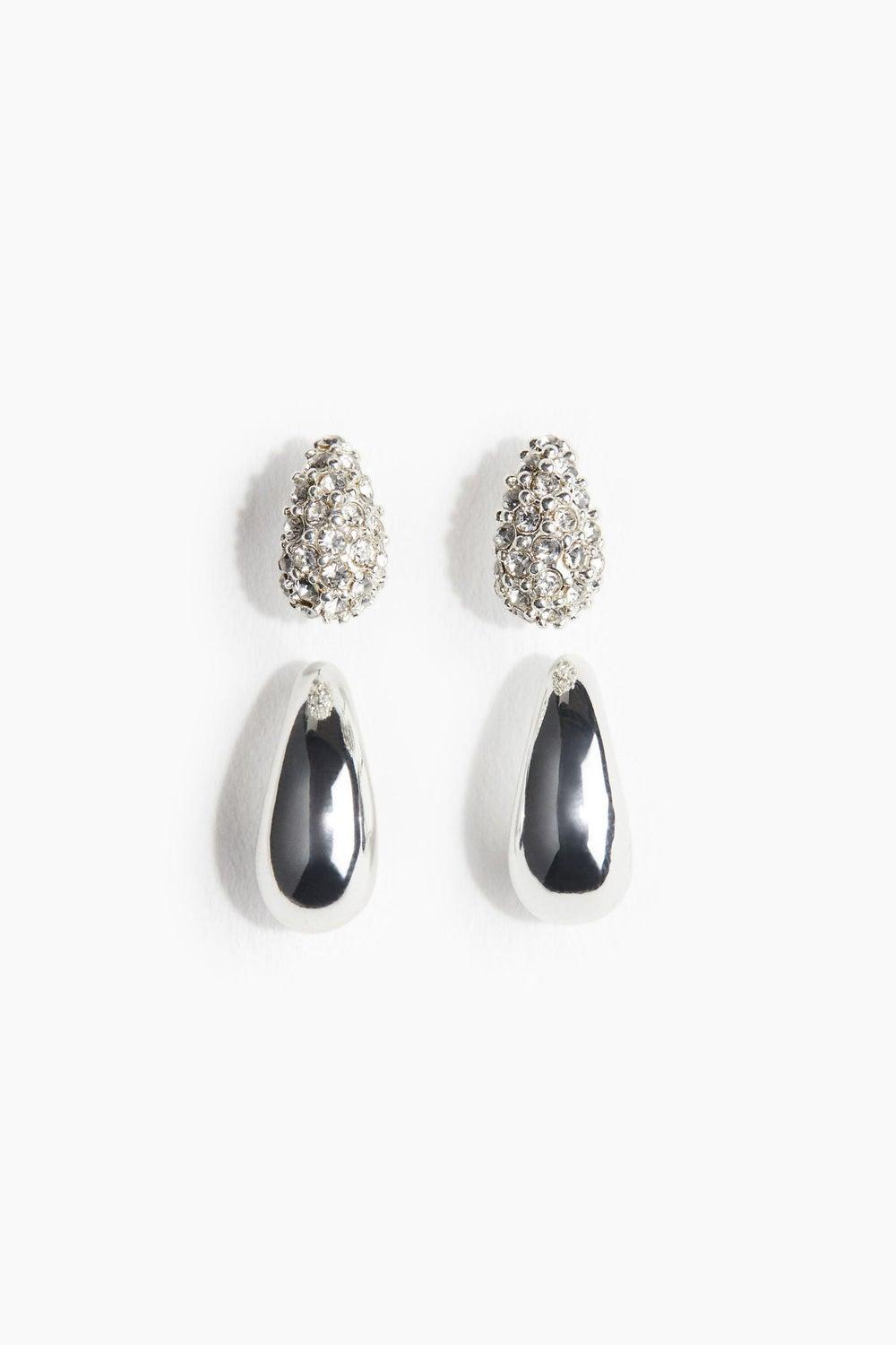 H&M Chic Variety Hoop Earrings 6-Pack for Women - Image 1