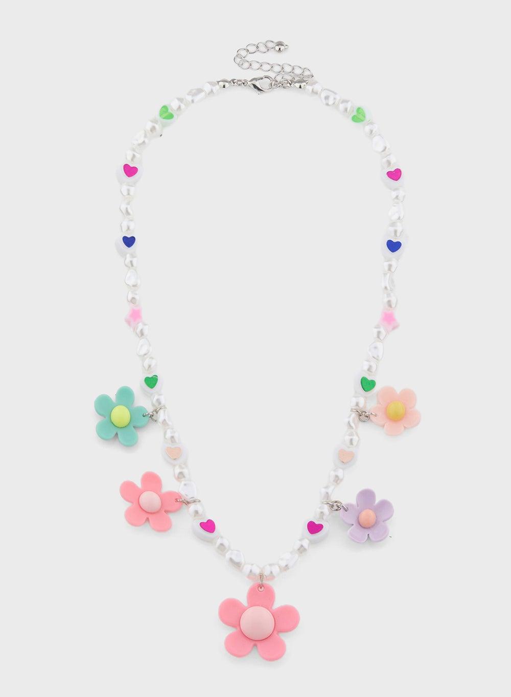 Ginger Floral Pearl Necklace - Elegance for Every Woman - Image 1