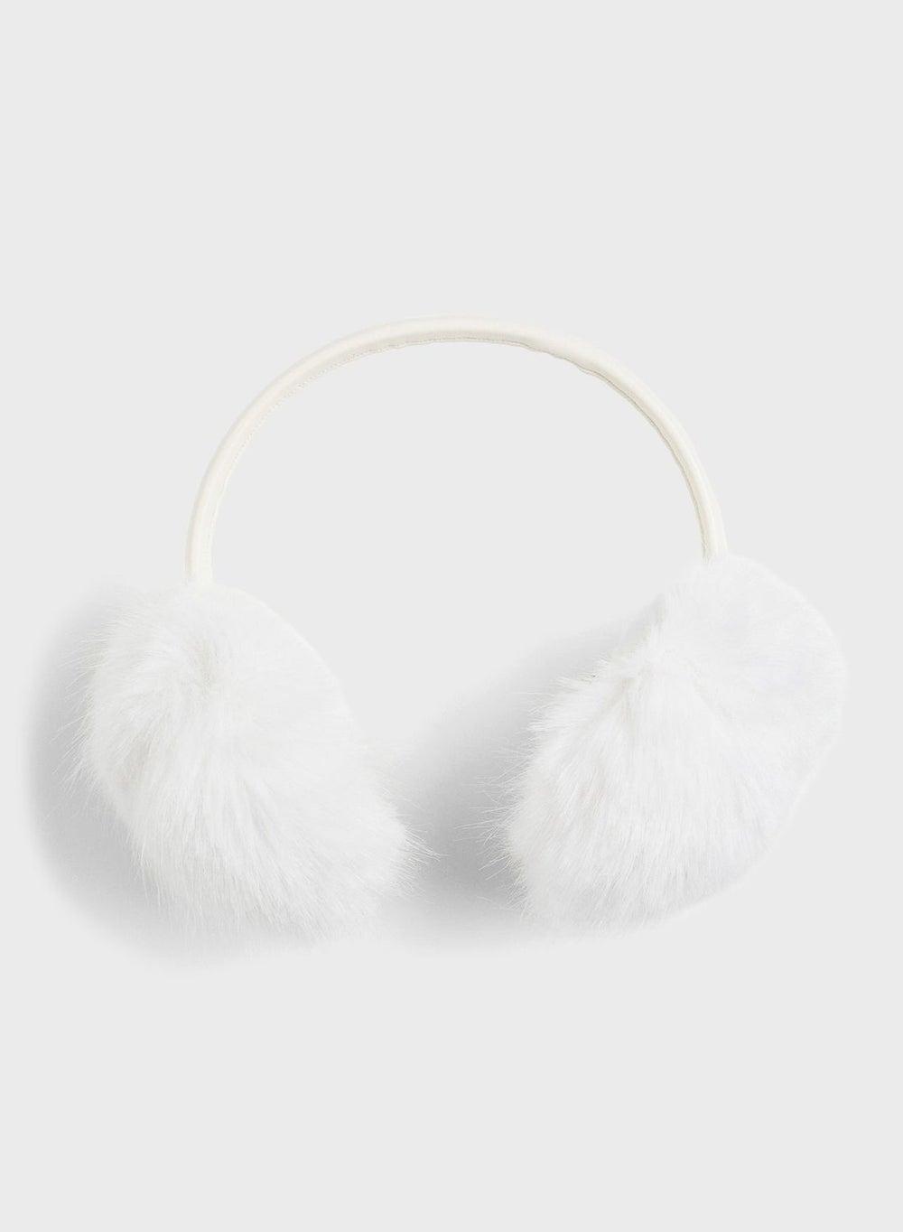H&M Luxurious Fluffy Earmuffs for Elegant Warmth - Image 1