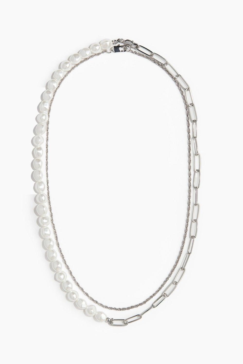 H&M Duo Charm 2-Pack Necklaces for Elegant Versatility - Image 1
