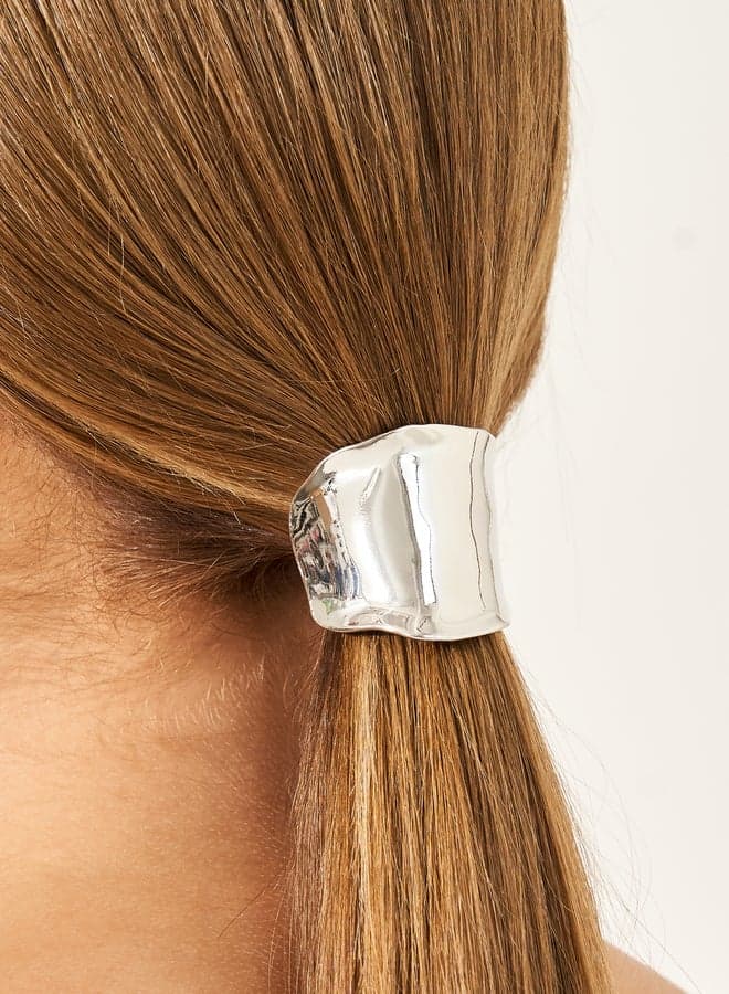 Styli Chic Metallic Hair Tie - Elegant Accessory for Women - Image 1