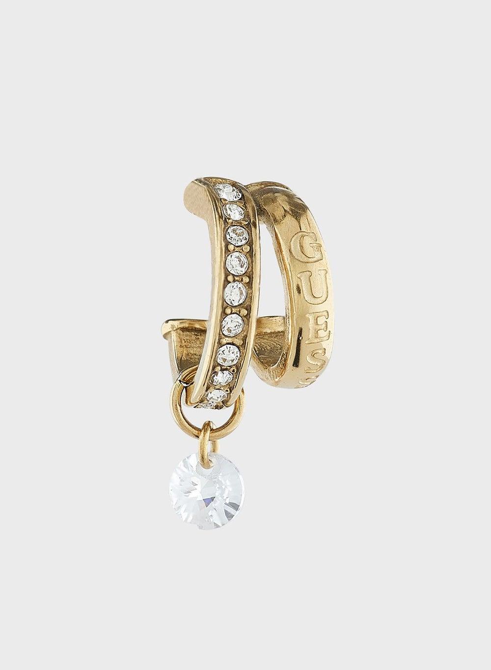 GUESS Opulent Stainless Steel Drop Earrings - Image 1