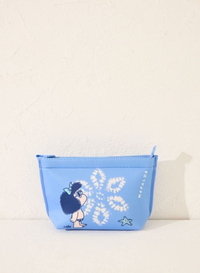 women'secret Mafalda Small Blue Vanity Case for Women - Image 1