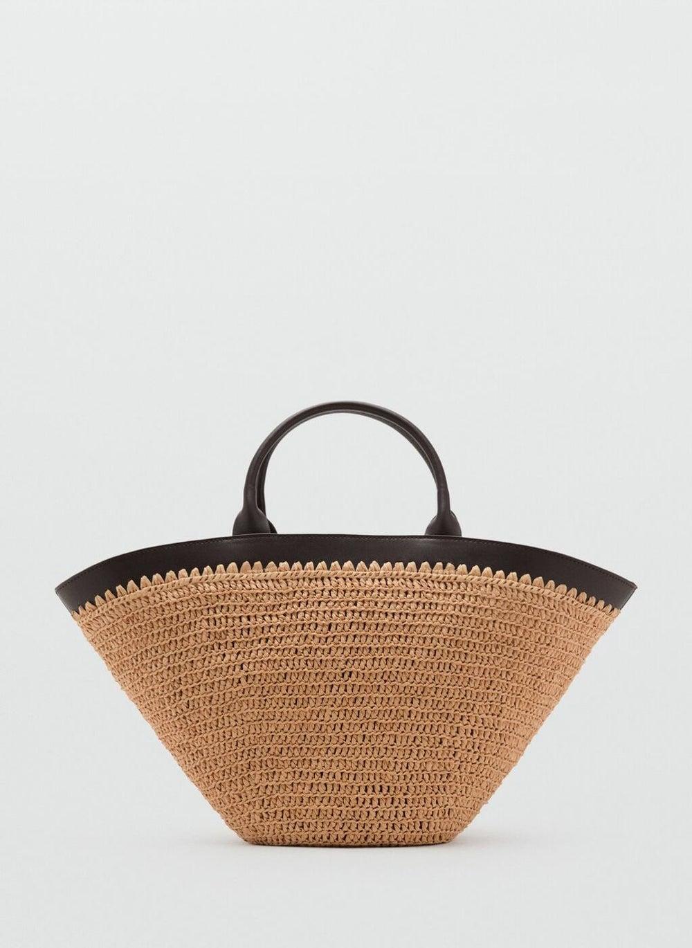 MANGO Chic Natural Fibre Tote - Effortless Style On-the-Go - Image 1