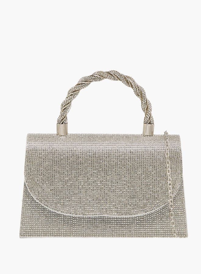 Flora Bella Studded Elegance - Women’s Satchel Bag - Image 1