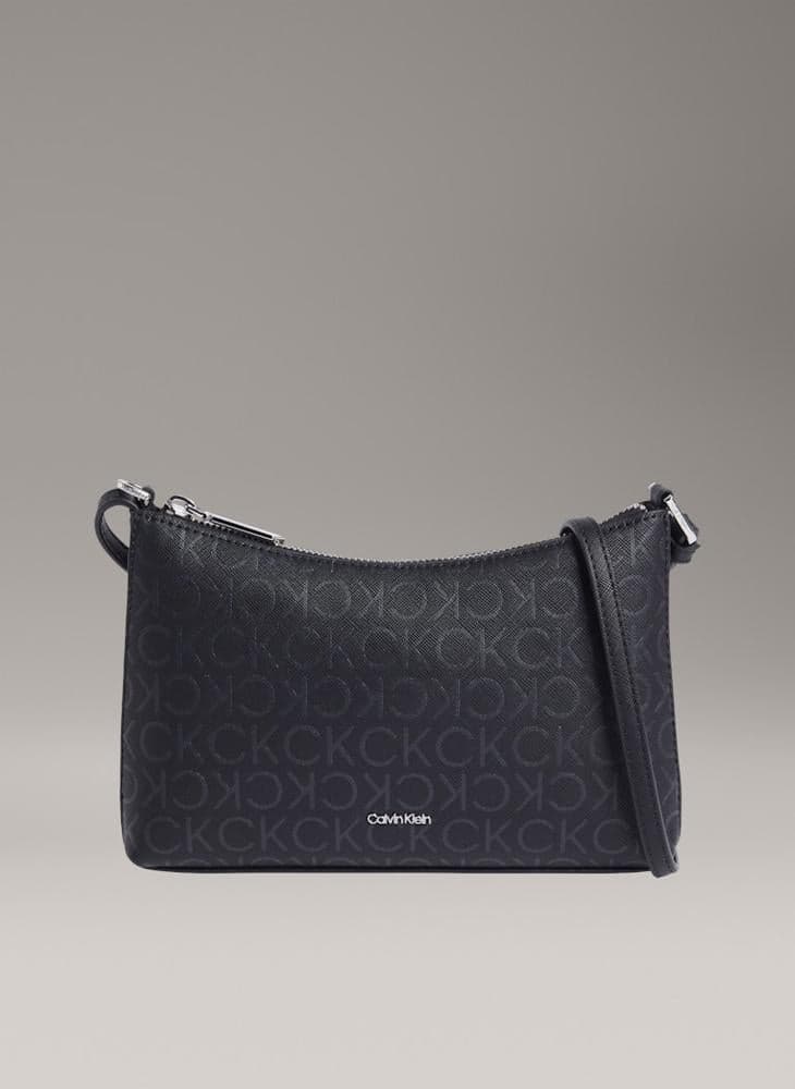 CALVIN KLEIN Elegance On-the-Go Logo Crossbody Bag - Image 1