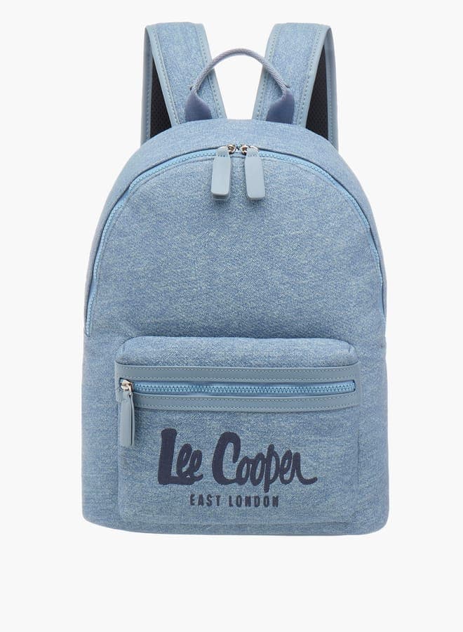 Lee Cooper Chic Solid Backpack with Adjustable Straps - Image 1