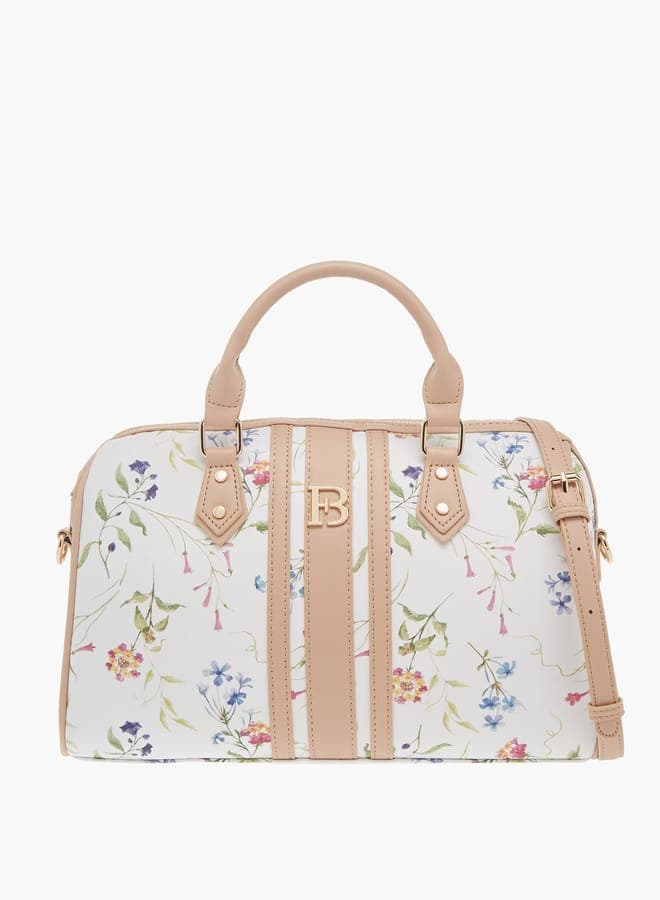 Flora Bella Floral Print Elegance Tote Bag - Image 1