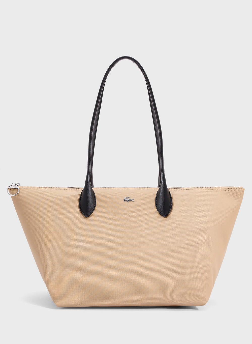 LACOSTE Essentials Elegance Zip Tote - Chic Top Handle - Image 1