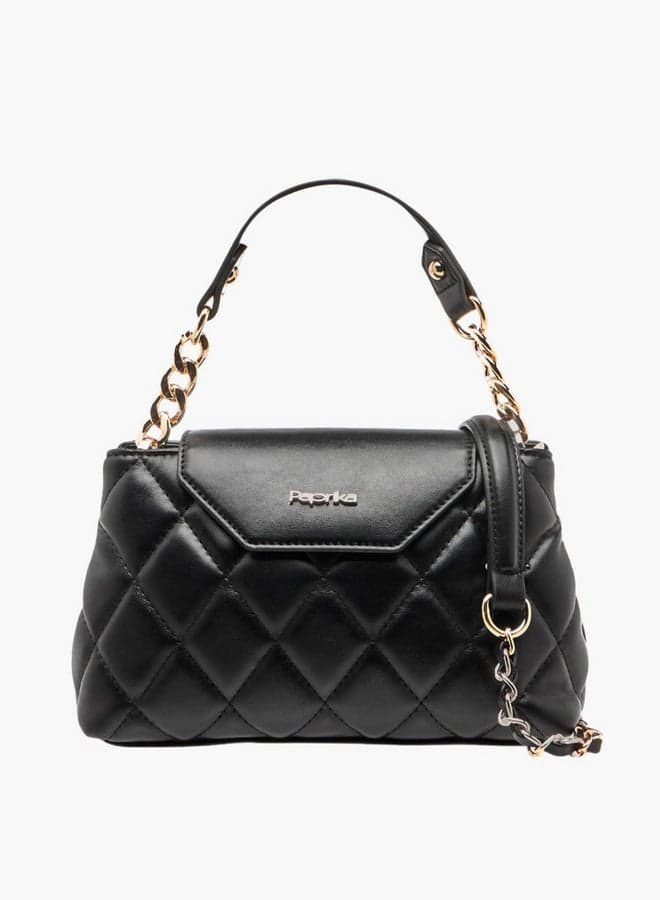 Paprika Quilted Crossbody: Elegance on the Go - Image 1
