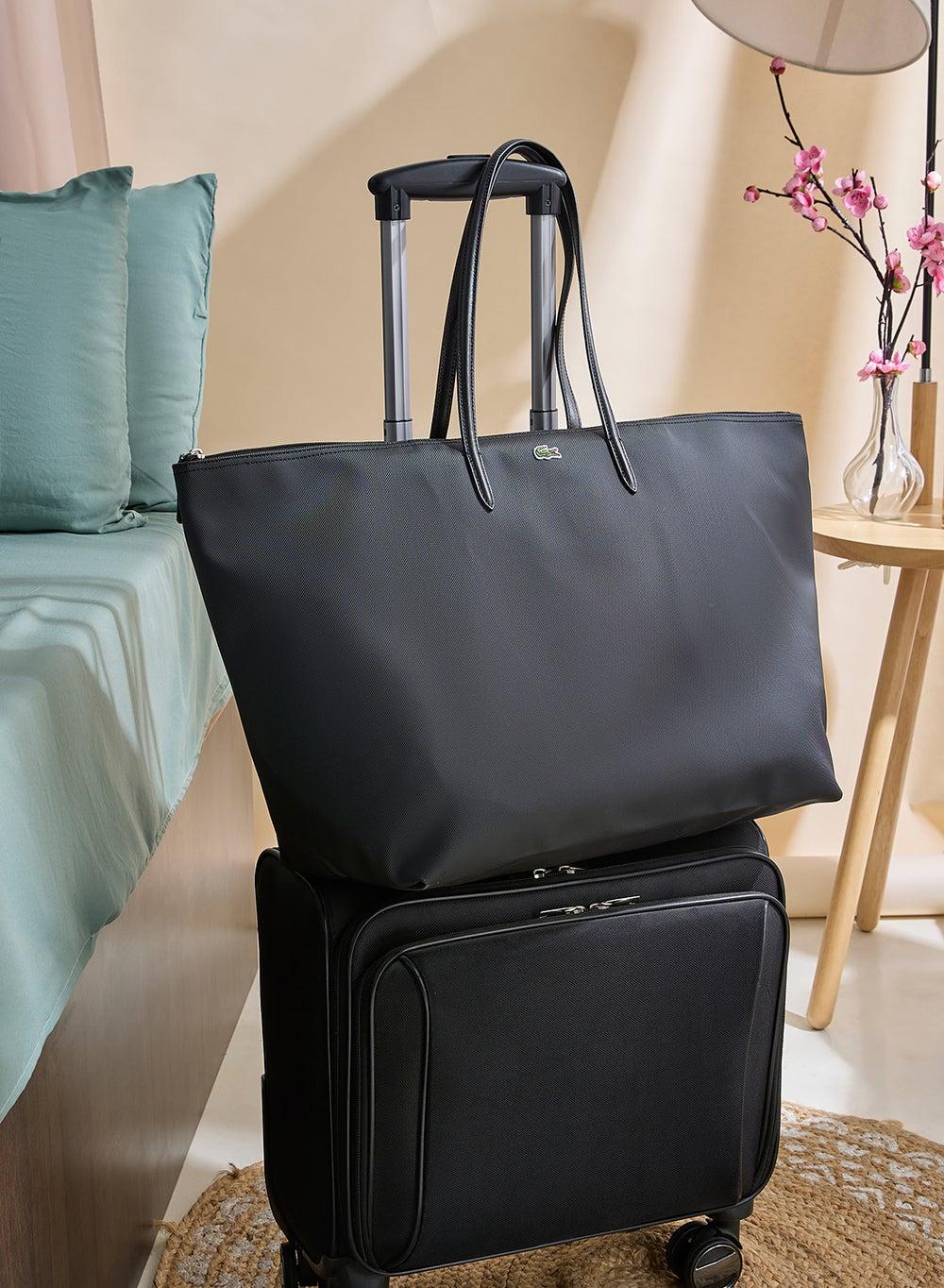 LACOSTE Essentials XL Top Handle Tote - Style Meets Function - Image 1