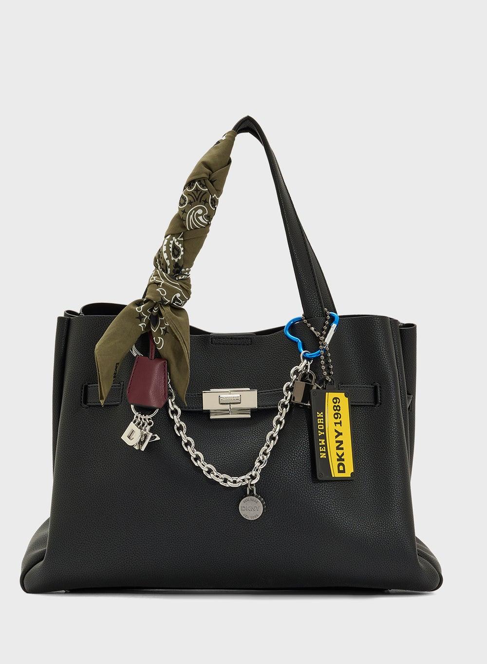 DKNY Bryar Large Embellished Satchel - A Touch of City Chic - Image 1