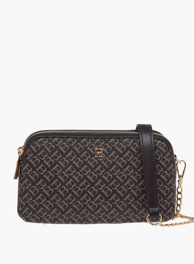 Flora Bella Monogram Elegance Crossbody Bag for Women - Image 1