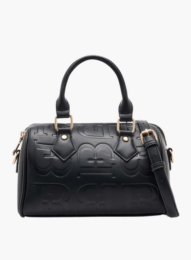 Flora Bella Monogram Print Duffel - Elegance on the Go - Image 1