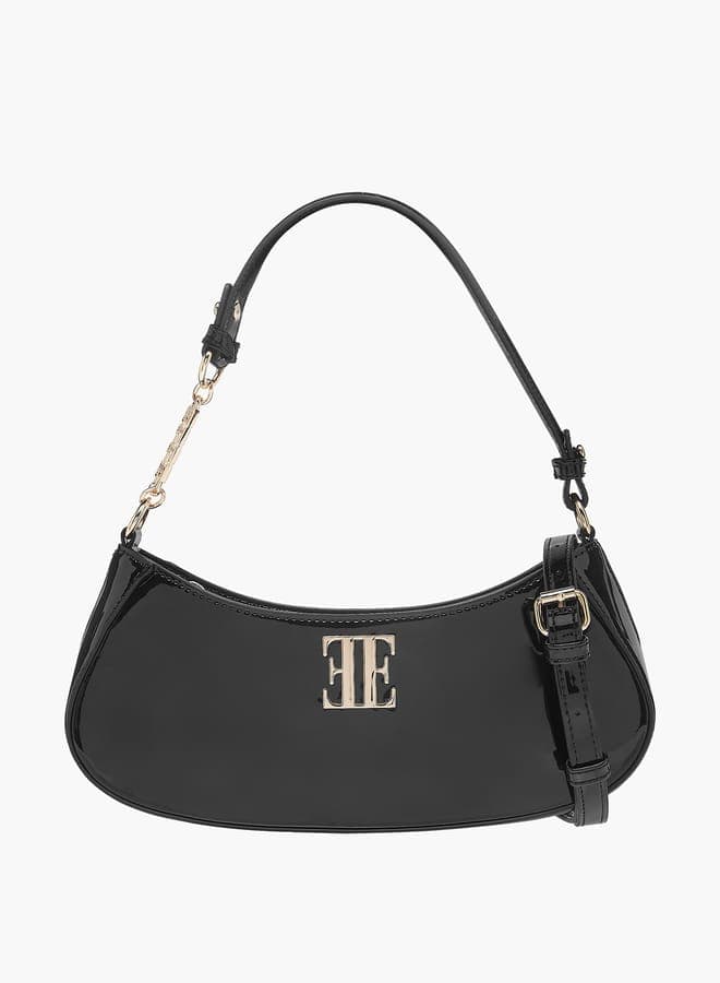 ELLE Chic Solid Shoulder Bag with Adjustable Strap - Image 1