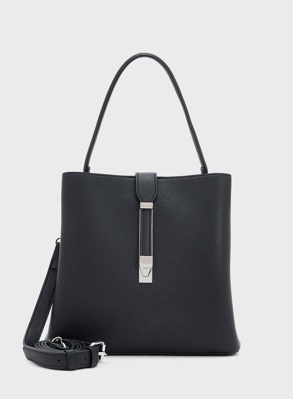 ELLA Minimalist Satchel with Elegant Metal Closure - Image 1