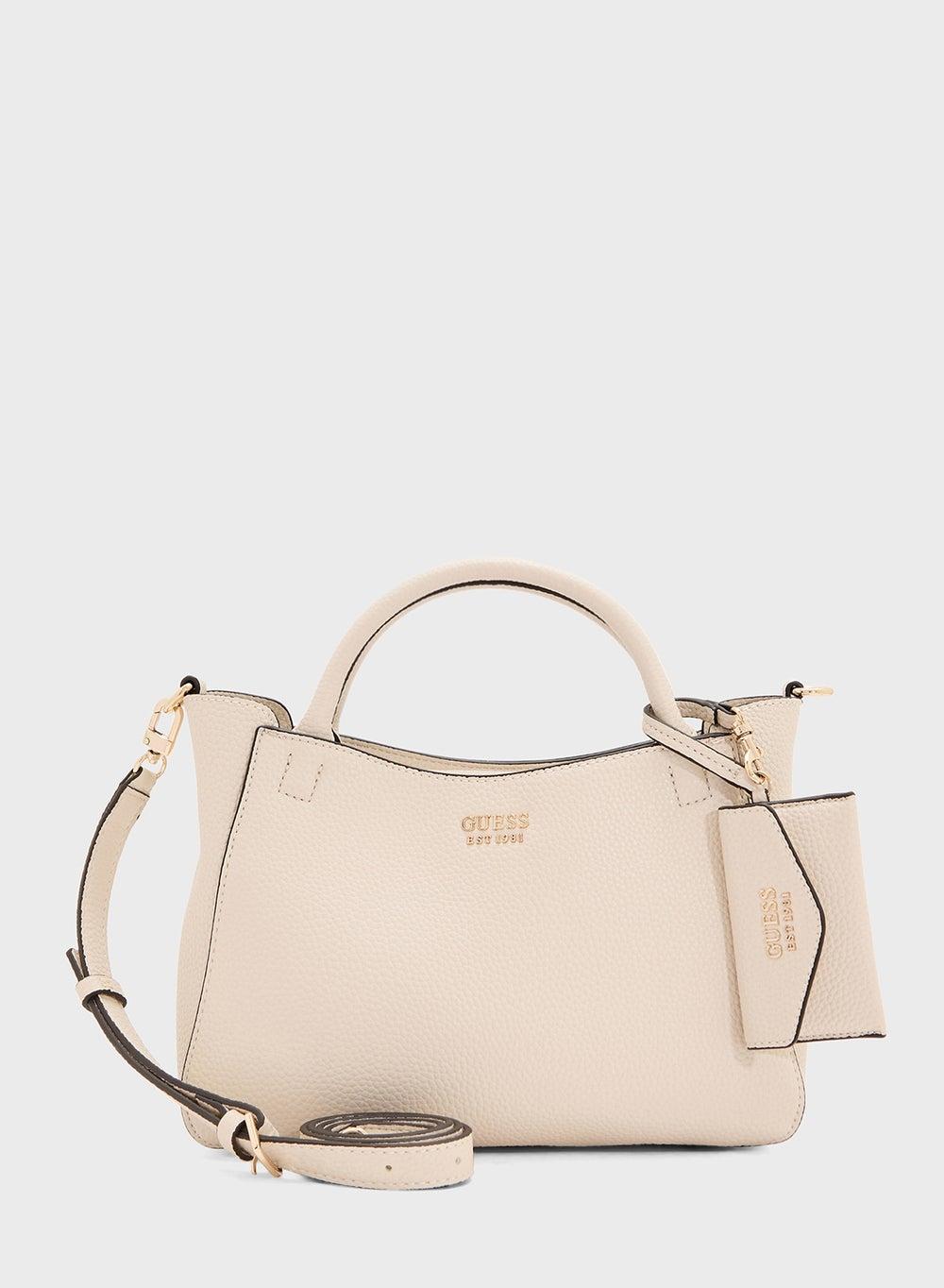 GUESS Brenton SML Luxe Eco-Leather Girlfriend Satchel - Image 1