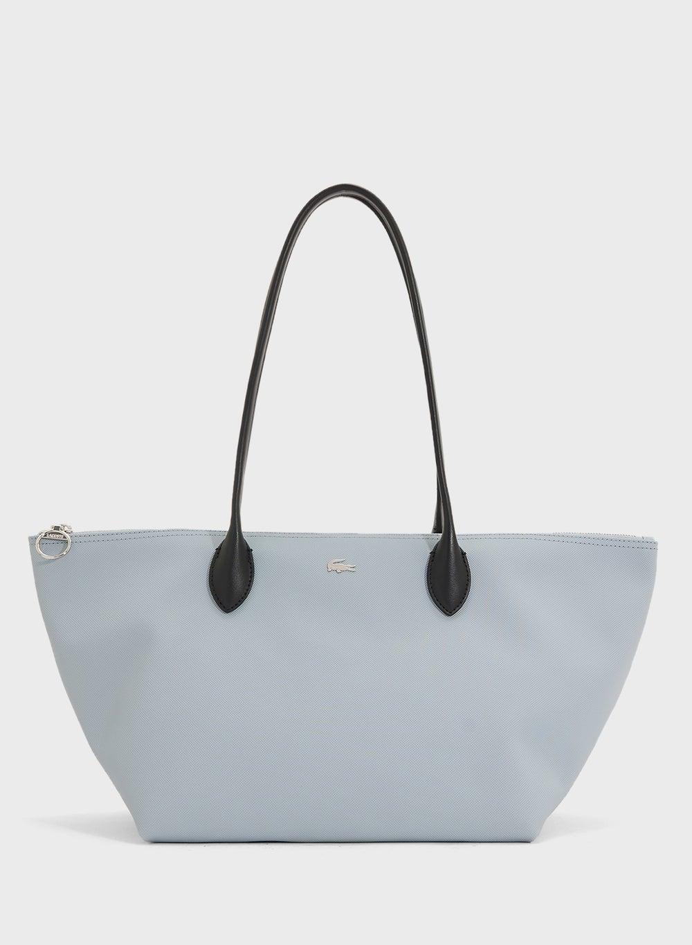 LACOSTE Essentials: Chic Top Handle Tote with Zip Closure - Image 1