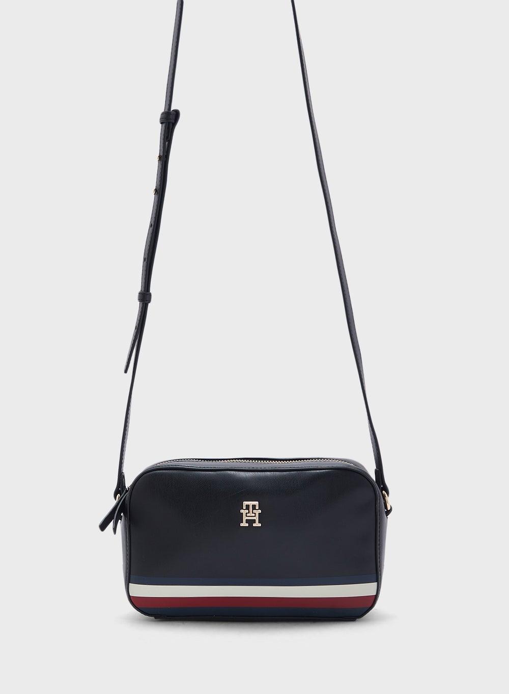 TOMMY HILFIGER Signature Logo Zip Crossbody for Women - Image 1
