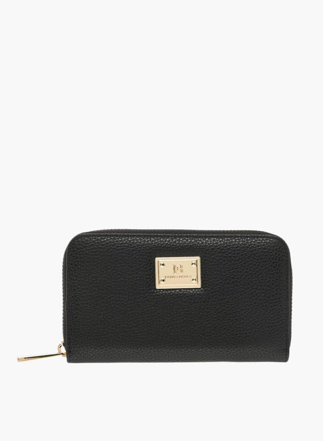 Flora Bella Textured Elegance Zip Wallet for Women - Image 1