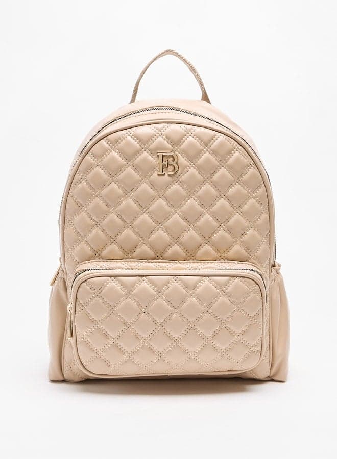 Flora Bella Quilted Elegance Backpack for Chic Women - Image 1