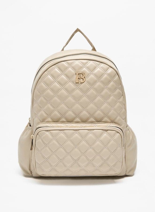 Flora Bella Quilted Women's Backpack with Elegant Design - Image 1