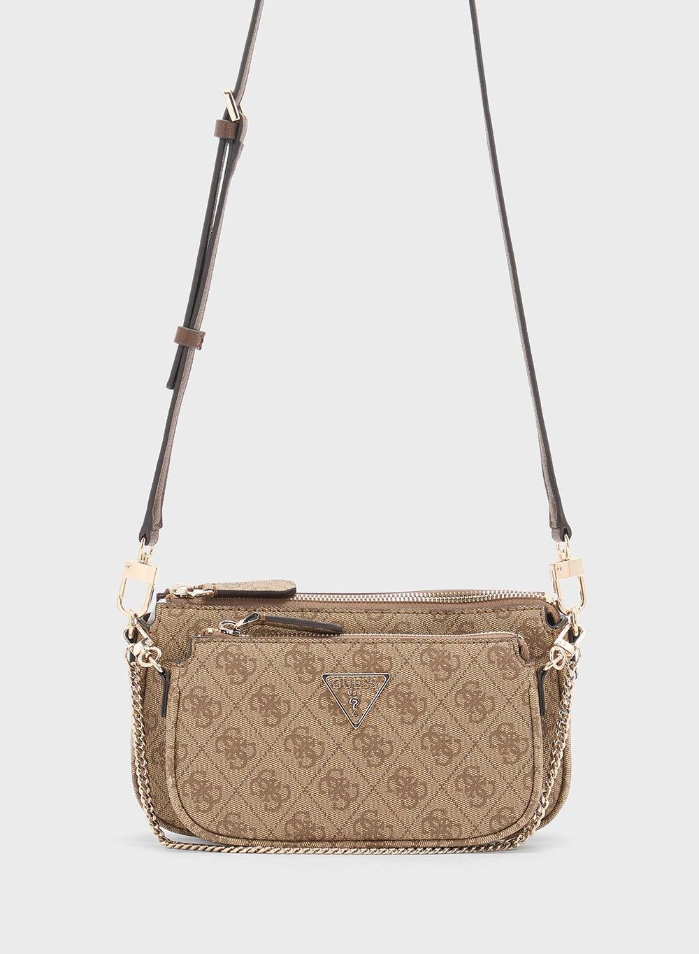 GUESS Noelle Logo Double Pouch Crossbody Bag for Women - Image 1