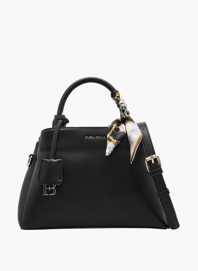 Flora Bella Monogram Tote Bag with Scarf Detail - Shoexpress - Image 1