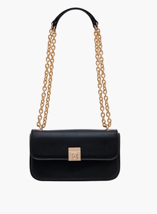 Flora Bella Textured Elegance Crossbody Chain Strap Bag - Image 1