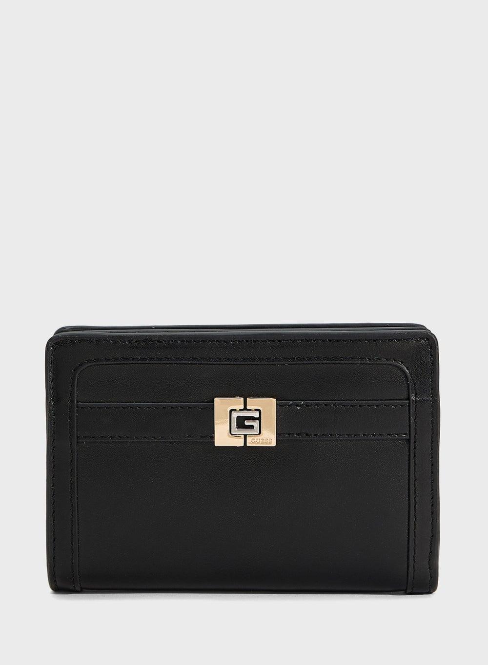 GUESS Logo Elegance: Chic Compact Wallet for Her - Image 1