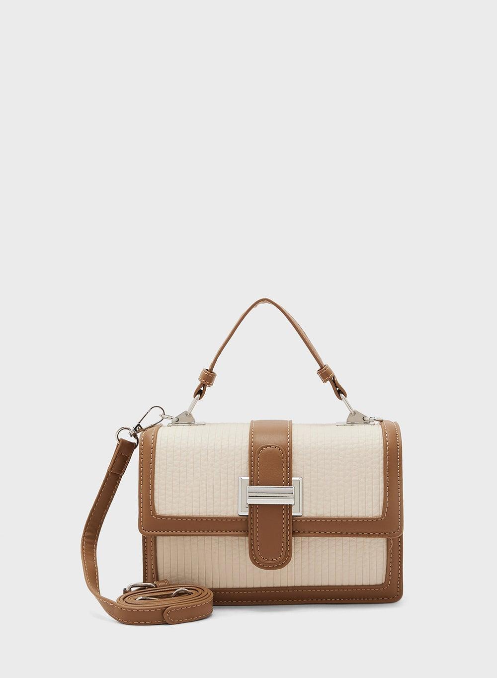 ELLA Elegance Crossbody Flap Satchel - Chic Accessory for Women - Image 1