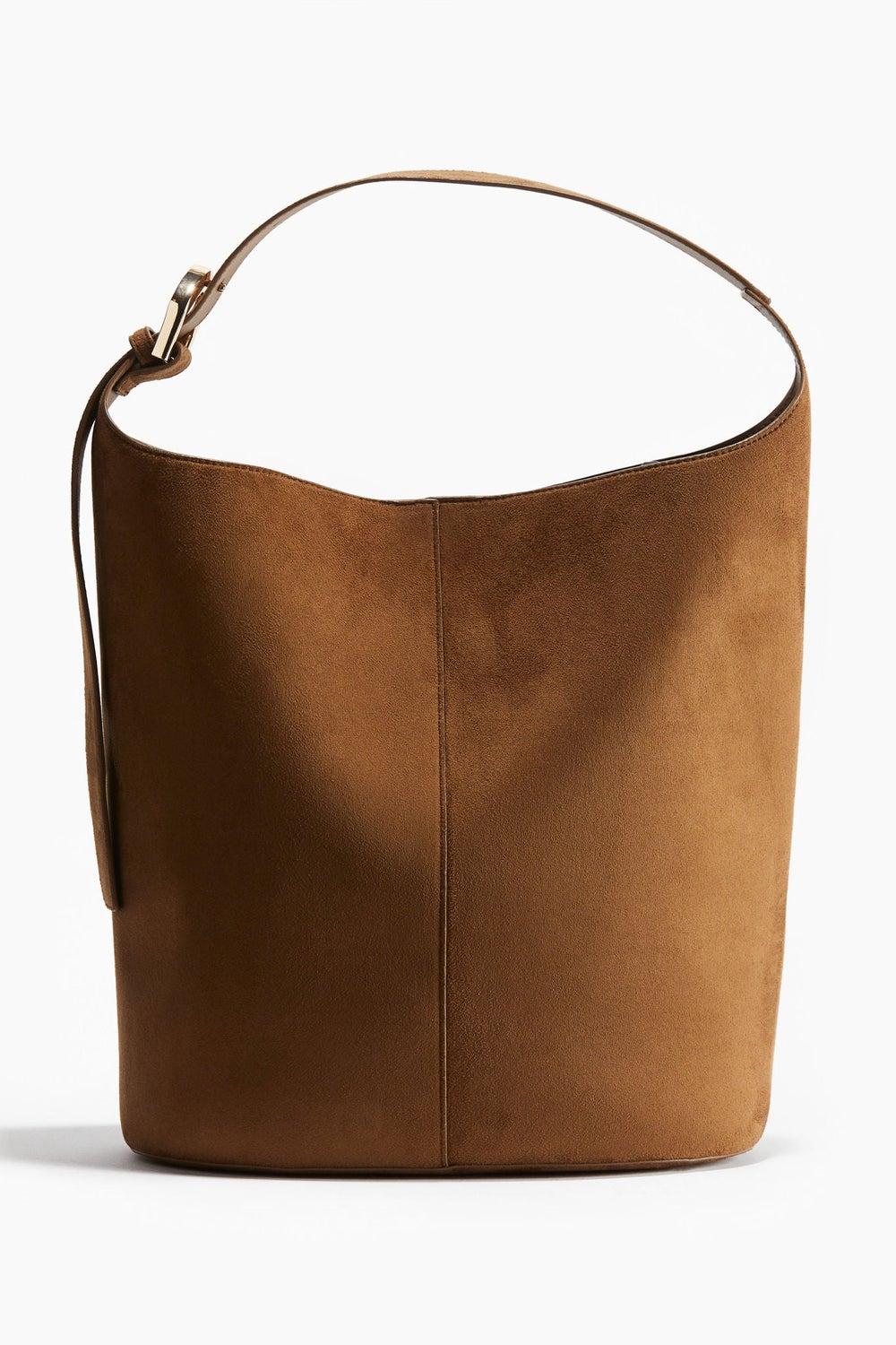 H&M Chic Napped Fabric Women's Bucket Bag - Image 1