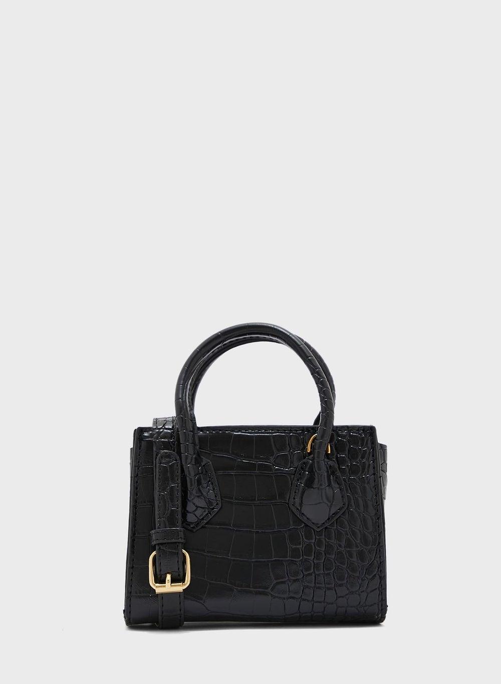 Ginger Croc Mini Tote: Chic & Compact Handbag for Women - Image 1