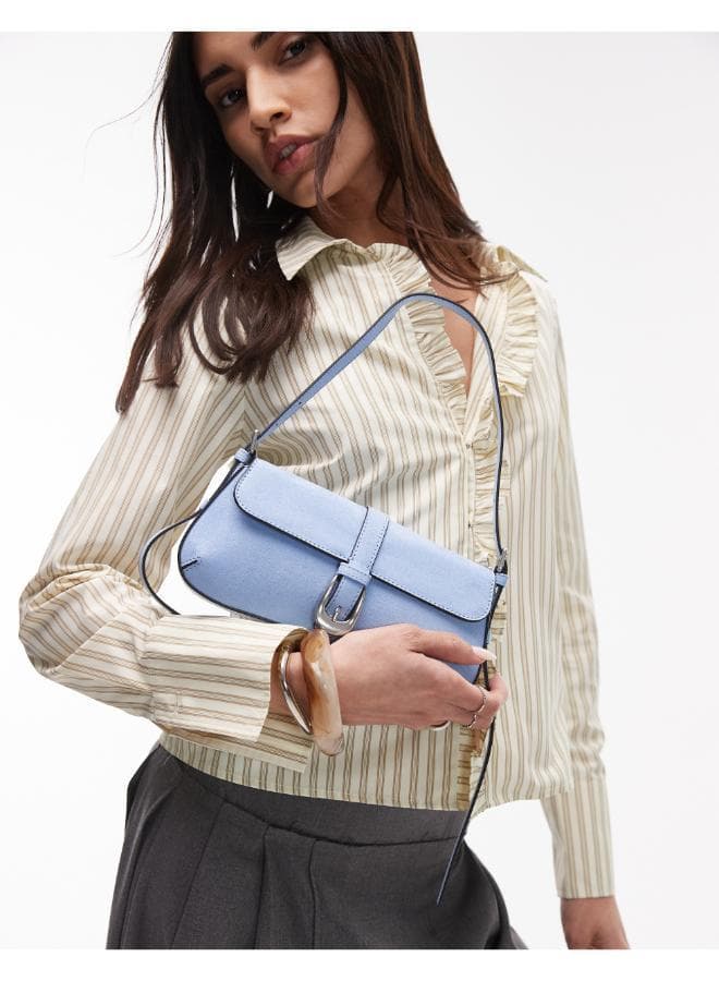 TOPSHOP Sophia Western Buckle Elegance Shoulder Bag - Image 1
