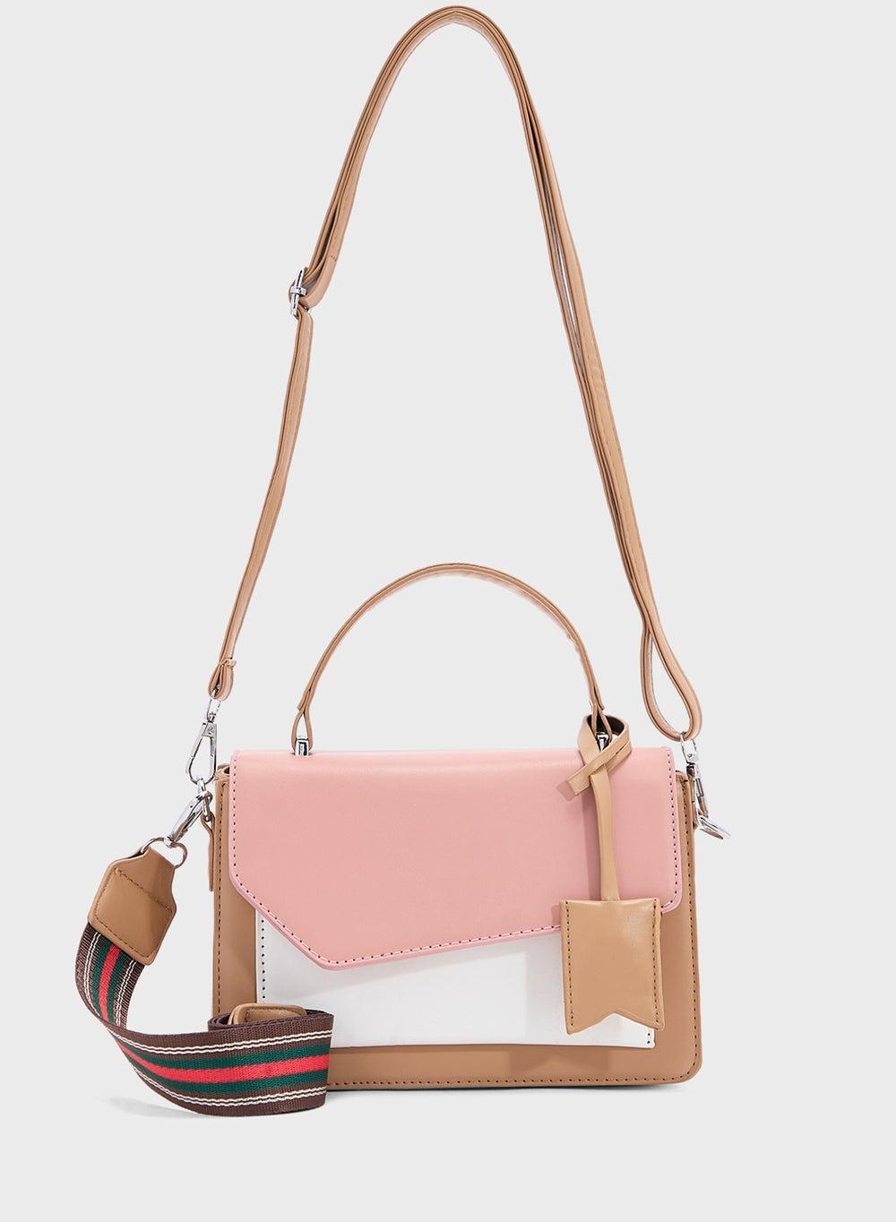 ELLA Color Block Satchel - Chic Elegance for Every Occasion - Image 1