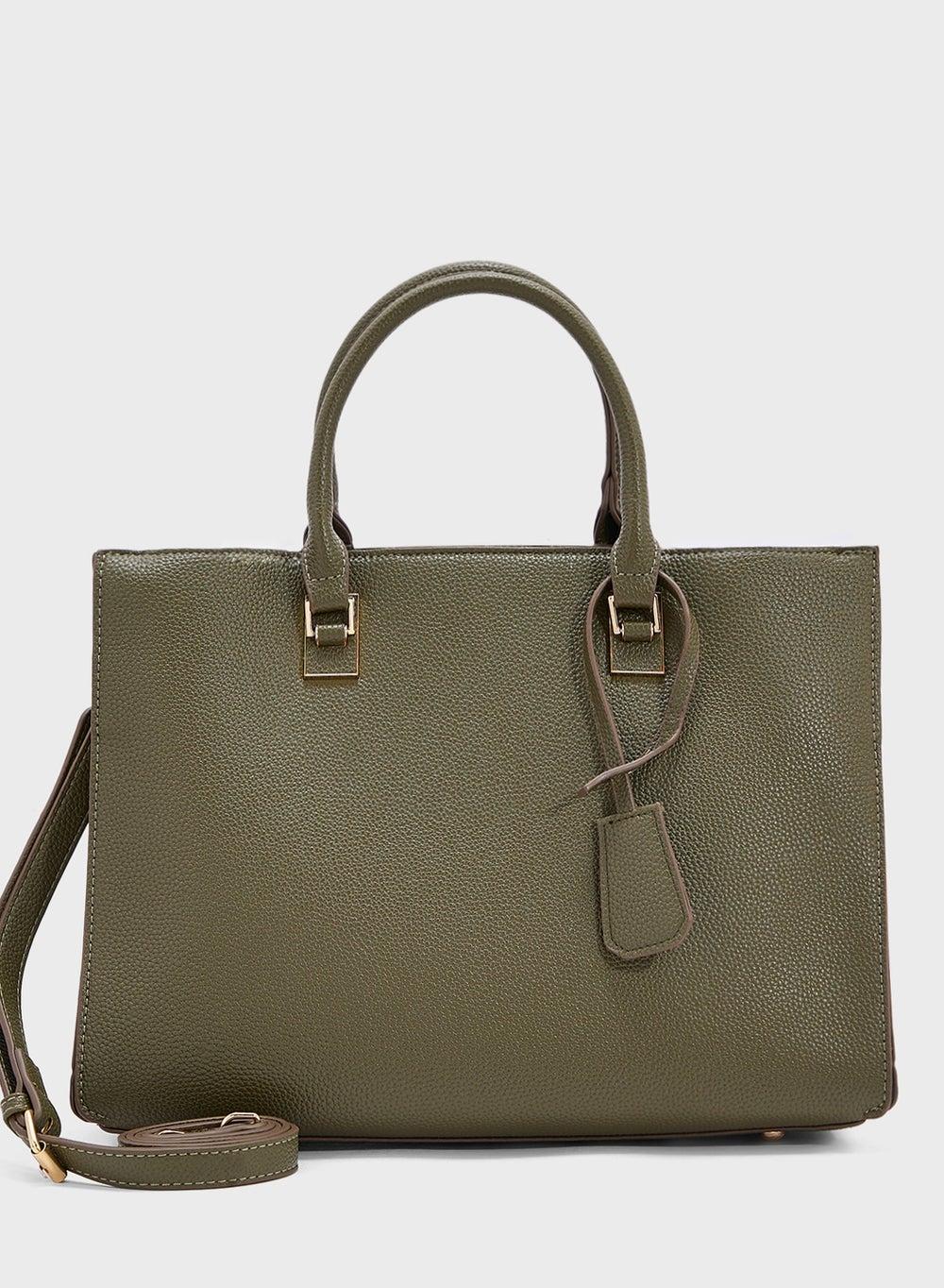 ELLA Flower Charm Tote Bag - Sophisticated Style for Women - Image 1