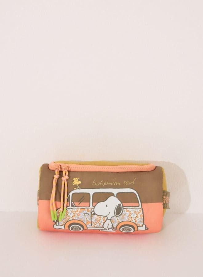 women'secret Green Snoopy Charm Vanity Case - Image 1