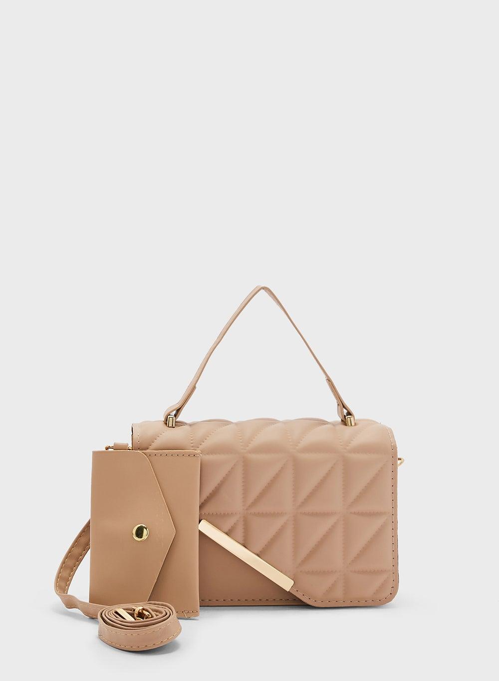 ELLA Quilted Satchel: Elegance Meets Functionality - Image 1