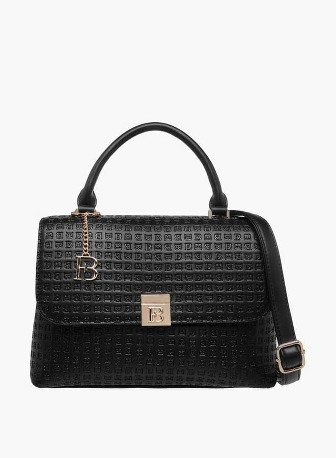 Flora Bella Monogrammed Satchel: Elegance in Every Detail - Image 1