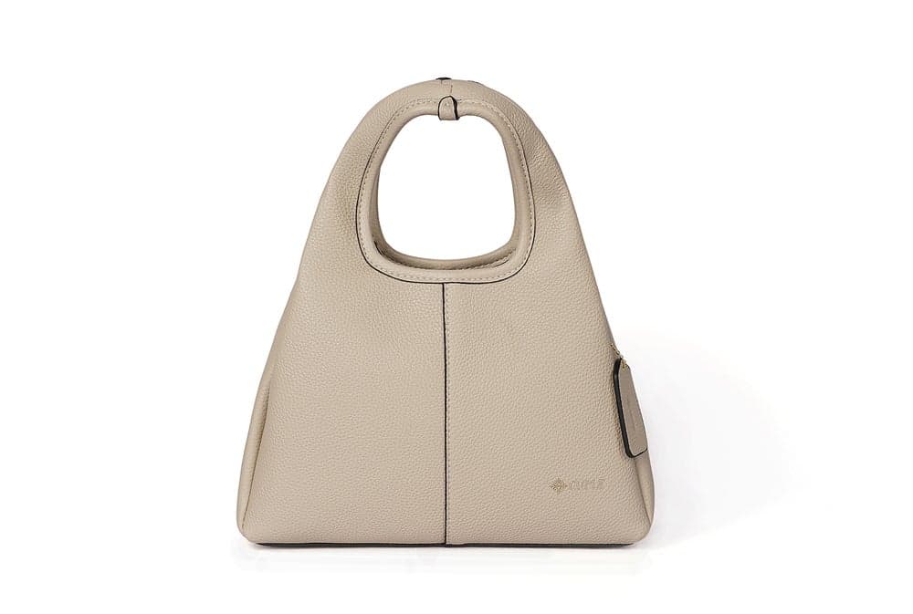 Cuple Elegance Trapezoid Faux Leather Handbag for Women - Image 1