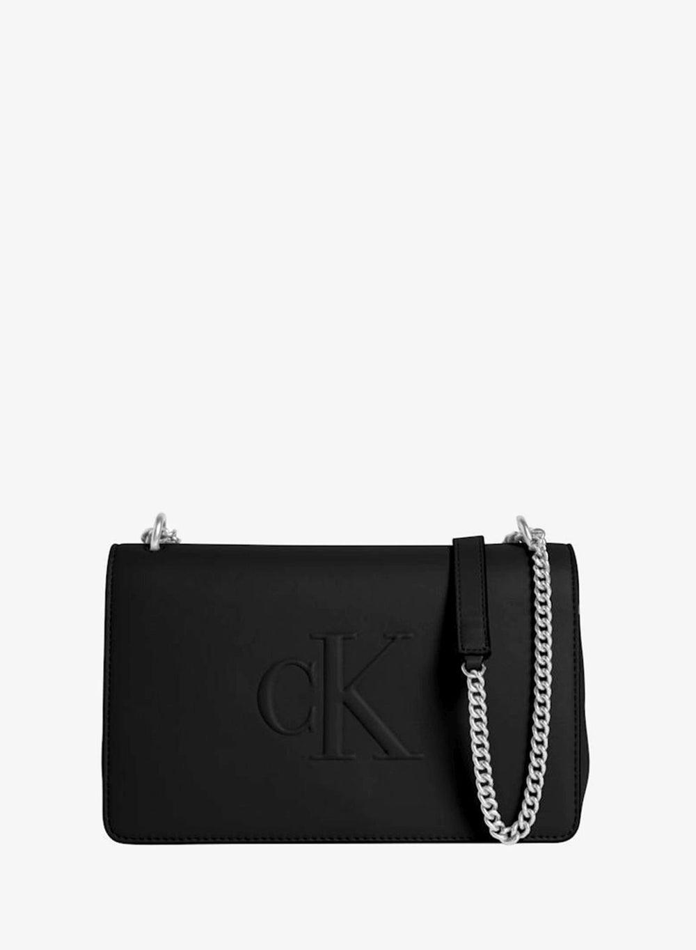 Calvin Klein Jeans Chic Logo Chain Shoulder Bag - Image 1