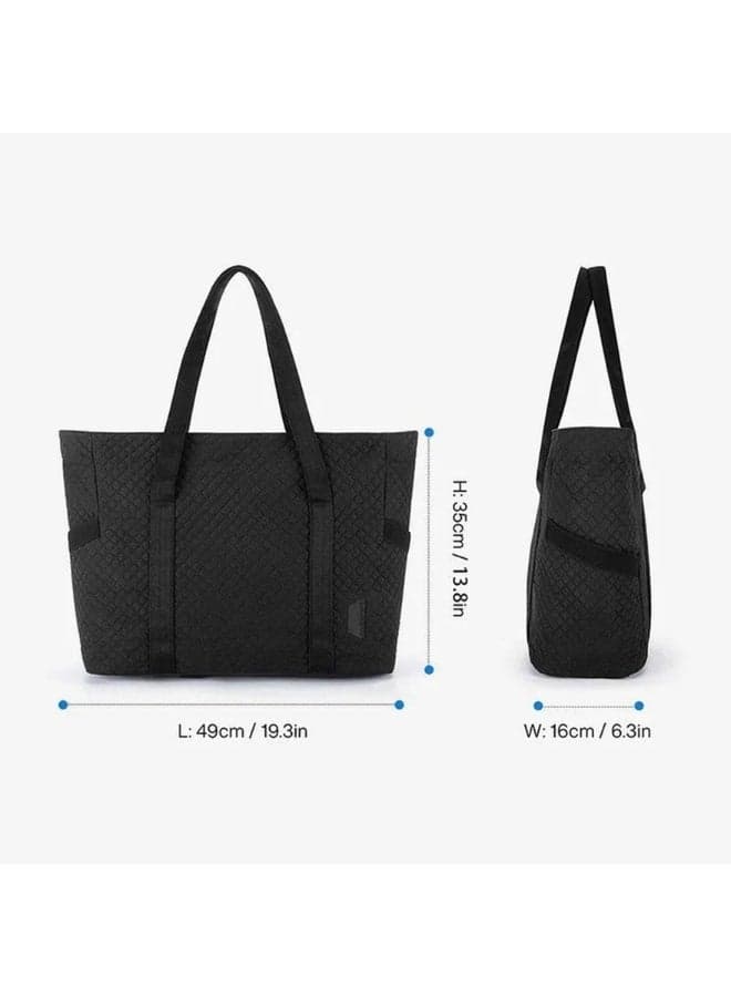 BAGSMART Bonchemin Black Tote: Ultimate Style & Function - Image 1