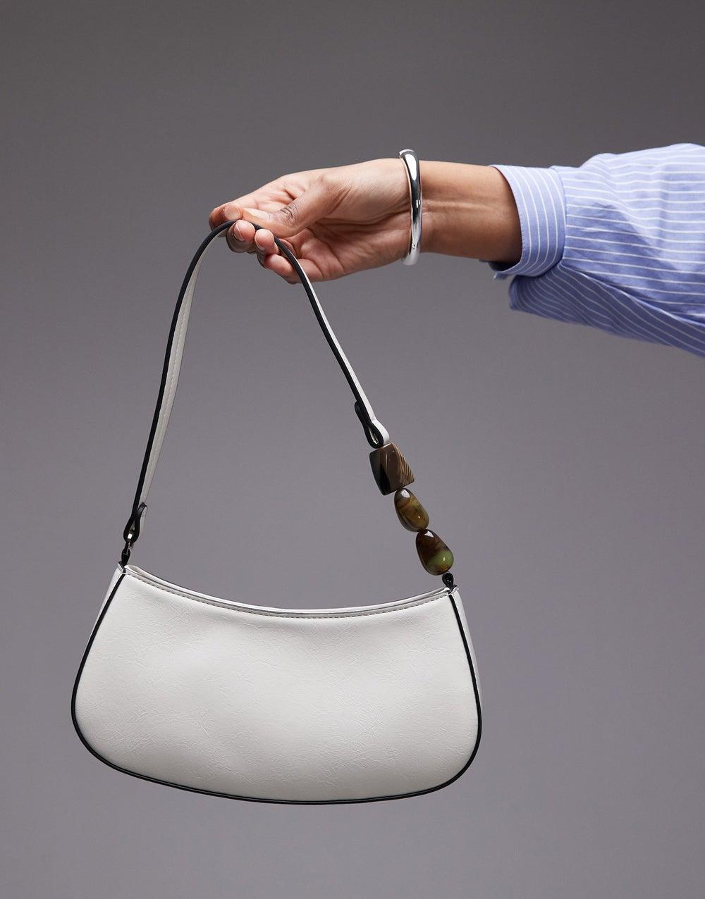 TOPSHOP Sadie Beaded Hobo Shoulder Bag for Women - Image 1