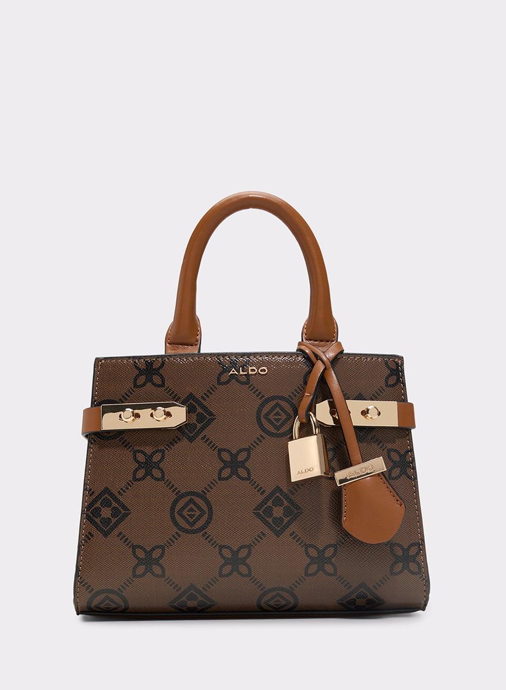 ALDO Lisbon Elegance - Women's Brown Logo Satchel - Image 1