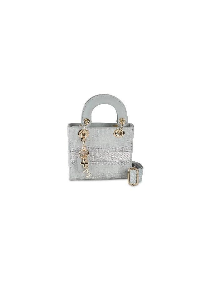 Milano FARAH-MINI Elegant Linen Canvas Tote for Women - Image 1